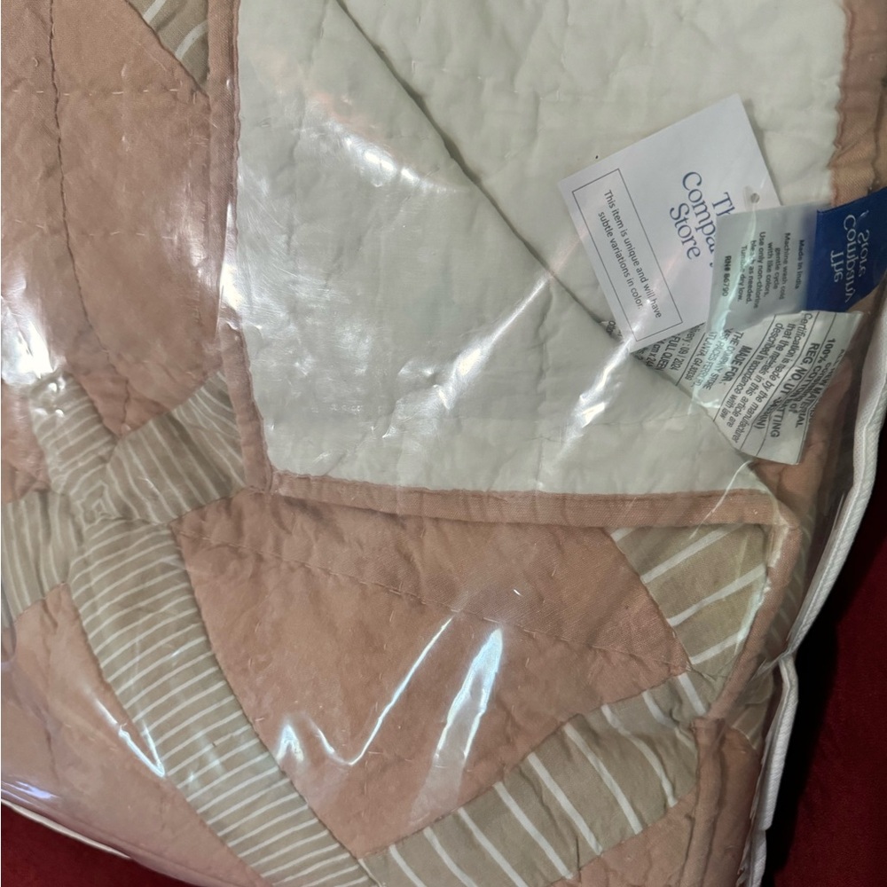 The Company Store Beige Quilted Bedding Set